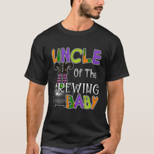 Uncle of Brewing Baby Halloween Theme Baby Shower  T-Shirt