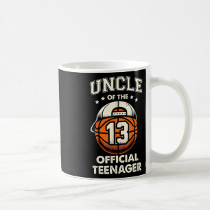 Uncle Of The 13 Official Teenager 13th Birthday Sk Coffee Mug