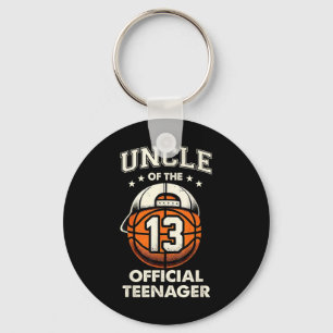Uncle Of The 13 Official Teenager 13th Birthday Sk Key Ring