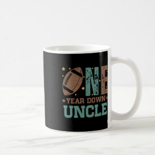 Uncle Of The 1 Year Old Football 1st Year Down Bir Coffee Mug