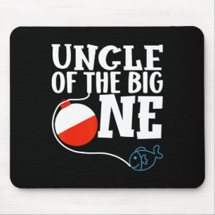 Uncle Of The Big One Fishing Boy First Birthday Of Mouse Mat