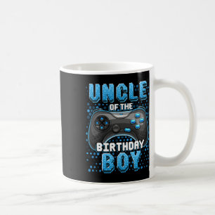 Uncle Of The Birthday Boy Matching Video Game Birt Coffee Mug