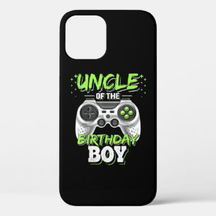 Uncle of the Birthday Boy Matching Video Game iPhone 12 Case