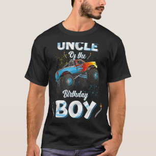 Uncle Of The Birthday Boy Monster Truck Bday Women T-Shirt