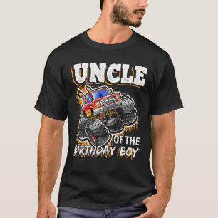 Uncle of the Birthday Boy Monster Truck Birthday G T-Shirt