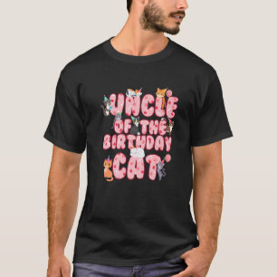 Uncle Of The Birthday Cat Tio Kitten T-Shirt