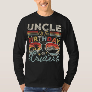 Uncle of the Birthday Cruiser Vacation Men LS T-Shirt