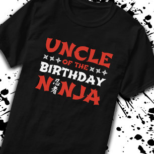 Uncle of the Birthday Ninja - Matching Birthday T-Shirt