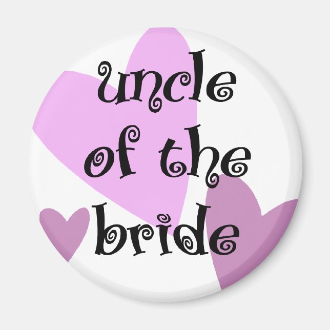 Uncle of the Bride Magnet (Front)
