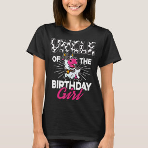 Uncle of the Cow Birthday Girl Cow Family Farming T-Shirt