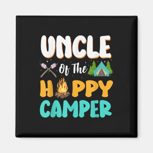 Uncle Of The Happy Camper Family Camping Birthday Magnet