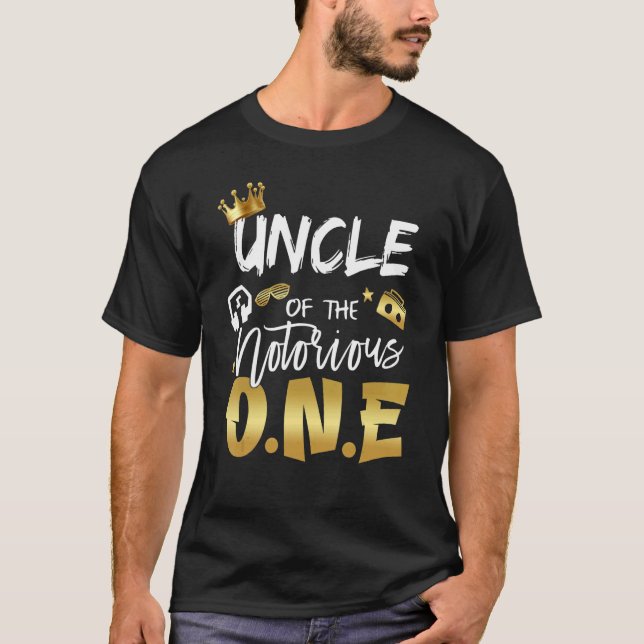 Uncle Of The Notorious One Old School Hip Hop 1st  T-Shirt (Front)
