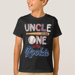 Uncle Of The One Little Rookie Baseball 1st T-Shirt