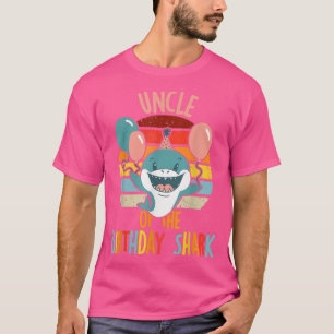 Uncle of the Shark Birthday Matching Family T-Shirt