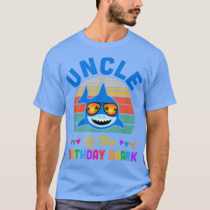 Uncle Of The Shark Birthday Uncle Matching Family T-Shirt
