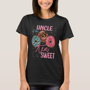 Uncle Of The Sweet Ten 10th Doughnut Birthday Part T-Shirt