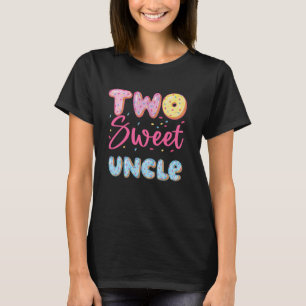 Uncle Of The Two Sweet 2nd Birthday Doughnut Girl T-Shirt