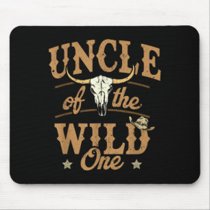 Uncle Of The Wild One Cowboy Western Rodeo Party M Mouse Mat