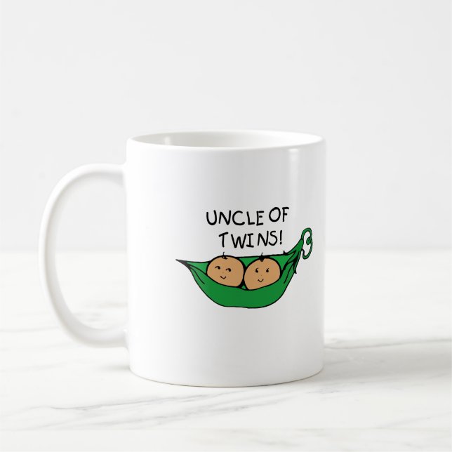 Uncle of Twins Pod Coffee Mug (Left)