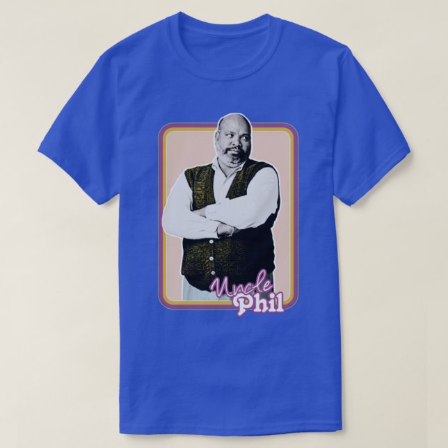 Uncle Phil Original Retro Style Design T-Shirt (Design Front)