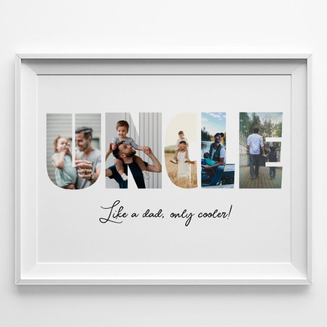 Uncle Photo Collage 5 Pictures Collage Poster (Creator Uploaded)