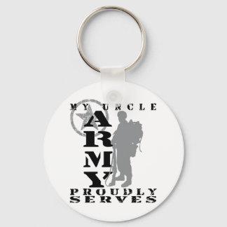 Uncle Proudly Serves - ARMY Key Ring