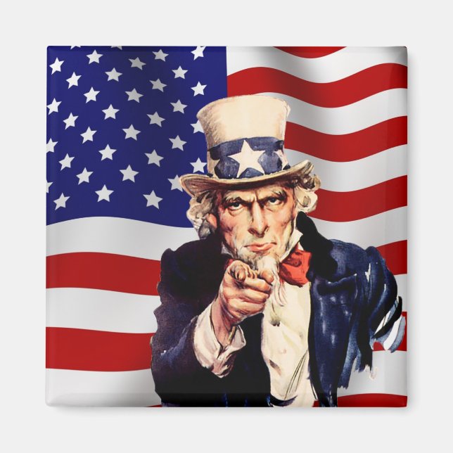 Uncle Sam 1 Magnet (Front)