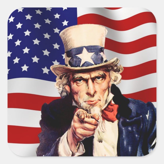 Uncle Sam 1 Sticker (Front)