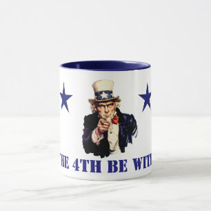Uncle Sam 4th of July Mug