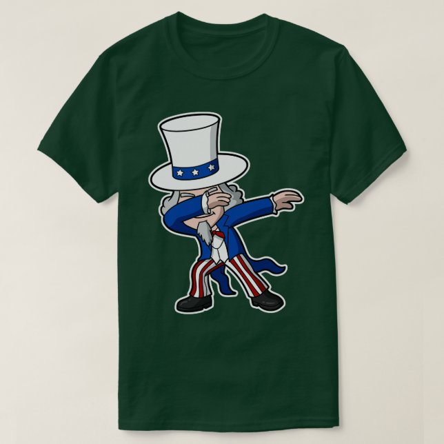 Uncle Sam 4th of July Parade Independence Day Part T-Shirt (Design Front)