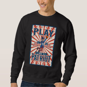 Uncle Sam 4th Of July Women Men American Usa Flag Sweatshirt