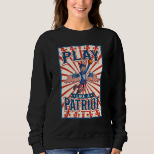 Uncle Sam 4th Of July Women Men American Usa Flag Sweatshirt