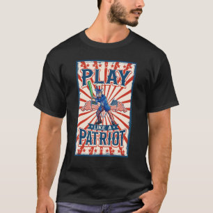 Uncle Sam 4th Of July Women Men American Usa Flag  T-Shirt