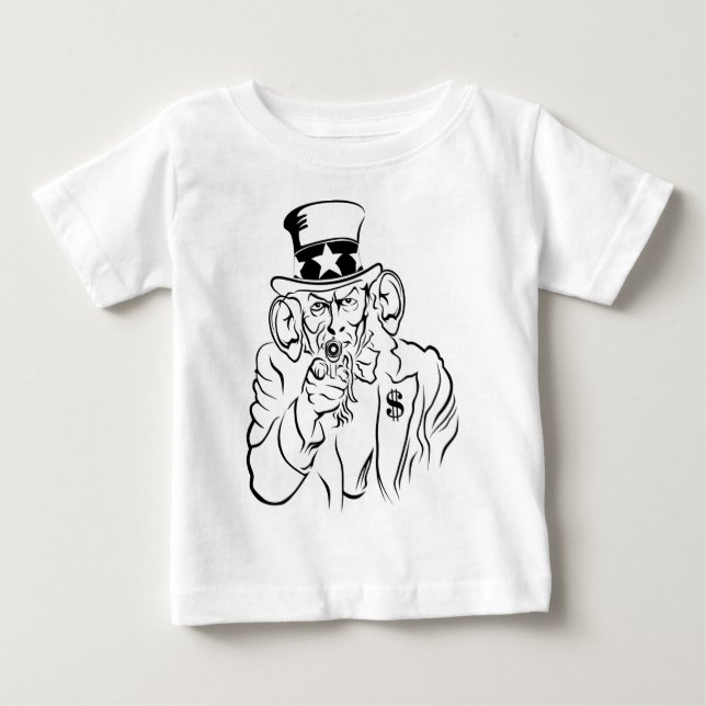 Uncle Sam Baby T-Shirt (Front)