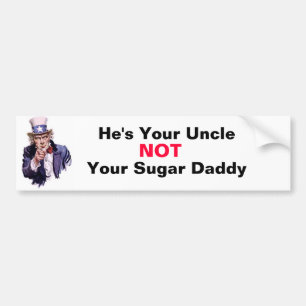 Uncle Sam Bumper Sticker