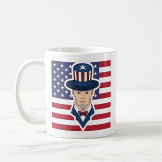 Uncle Sam cartoon Coffee Mug