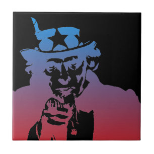 Uncle Sam Ceramic Tile