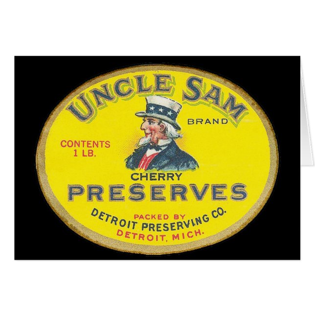 Uncle Sam Cherry Preserves (Front Horizontal)