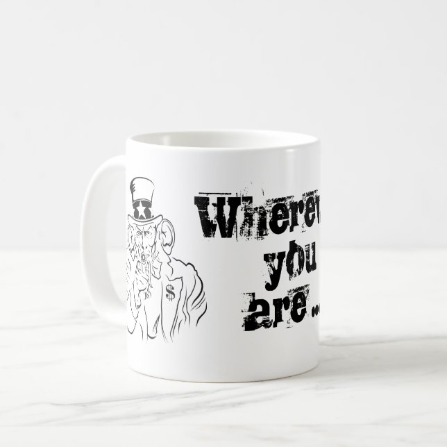 Uncle Sam Coffee Mug (Front Left)
