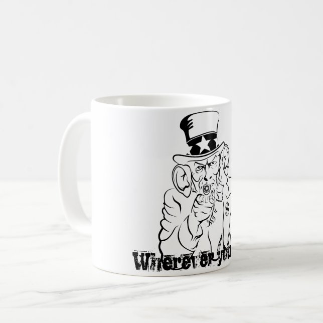 Uncle SAM Coffee Mug (Front Left)