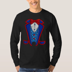 Uncle Sam Costume 4th of July Halloween Uncle Sam T-Shirt