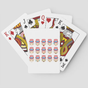 uncle sam emoji playing cards
