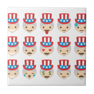 uncle sam emoji tile