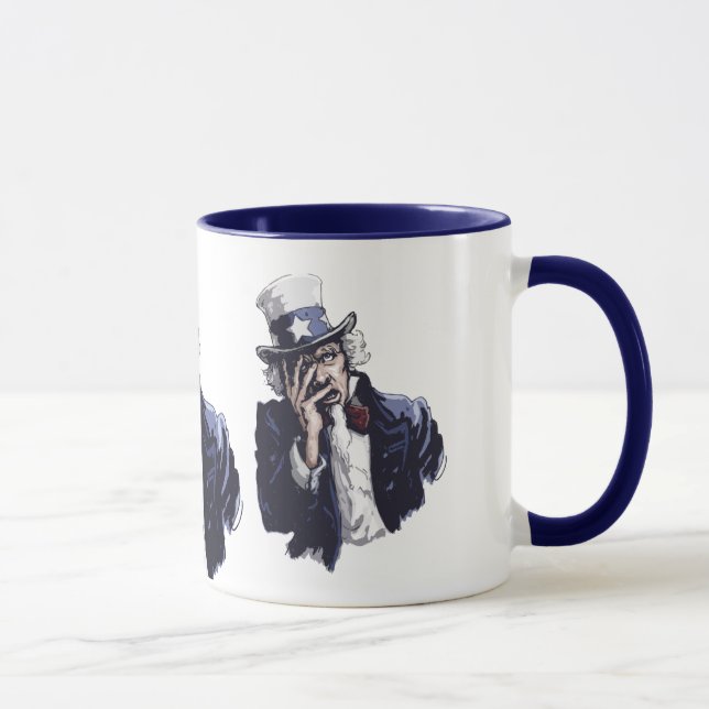 Uncle Sam Facepalm Mug (Right)