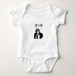 Uncle Sam Get A Job Baby Bodysuit