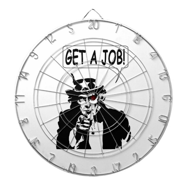 Uncle Sam Get A Job Dartboard (Front)