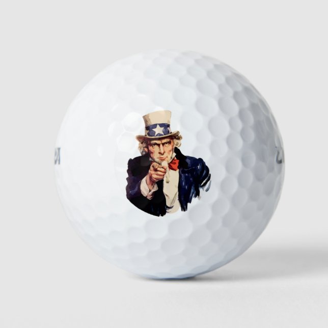 Uncle Sam golf ball ! (Front)