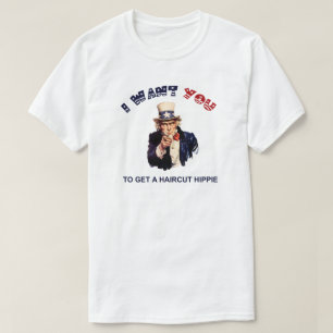 Uncle Sam Haircut T-Shirt