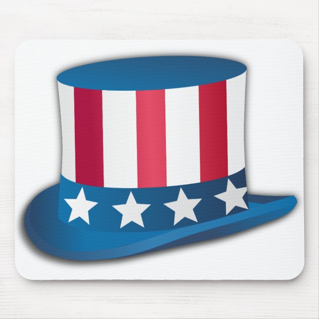Uncle Sam Hat Mouse Mat (Front)