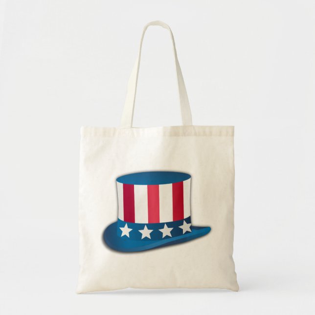 Uncle Sam Hat Tote Bag (Front)